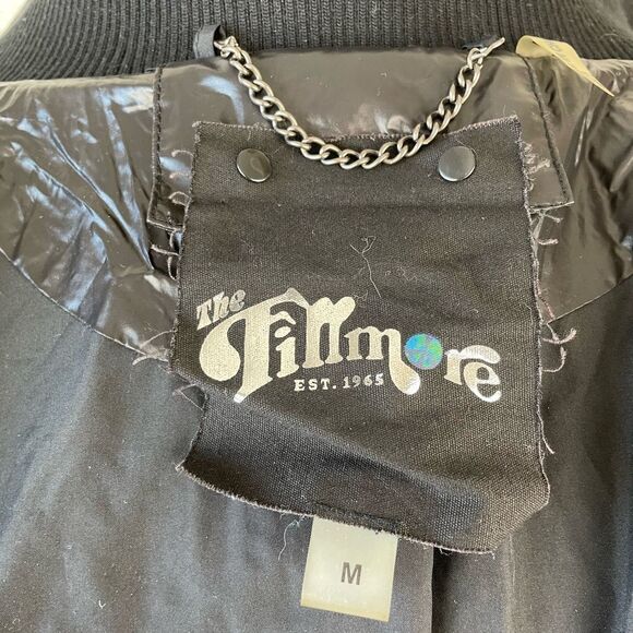 NWOT The Fillmore Black Cropped Full Zip Jacket Size M - Picture 6 of 7